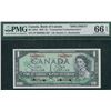 Image 1 : Bank of Canada $1, 1967 - Specimen #262