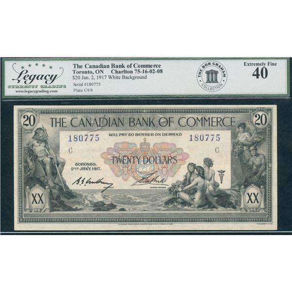 Canadian Bank of Commerce $20, 1917