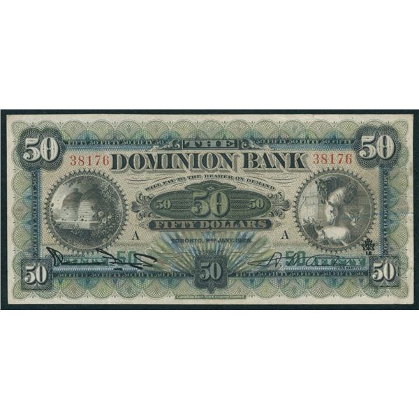 Dominion Bank $50, 1925