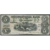 Image 1 : International Bank of Canada $5, 1858
