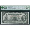 Image 1 : La Banque Nationale $5, 1922 - Specimen