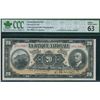 Image 1 : La Banque Nationale $20, 1922 - Specimen