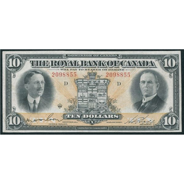 Royal Bank of Canada $10, 1927
