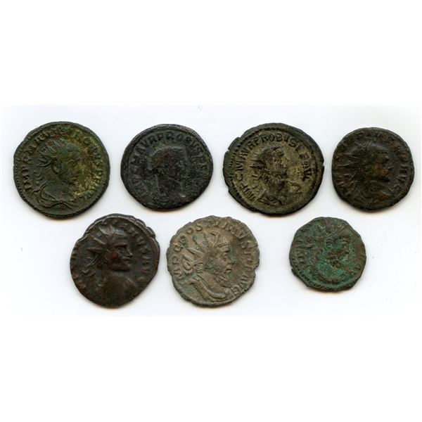 Roman Imperial - 3rd Century Emperors Group. Lot of 7