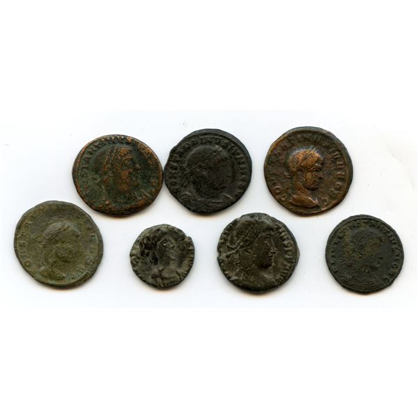 Roman Imperial - Family of Constantine "The Great". Lot of 7