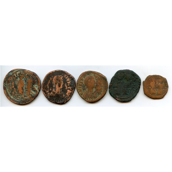 Byzantine Empire - Mixed Emperor Group. Lot of 5