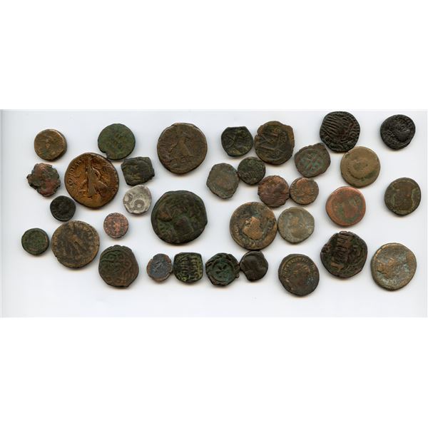 Assorted Ancient Coins #1. Lot of 34