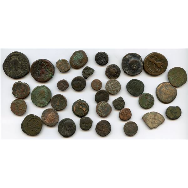 Assorted Ancient Coins #2. Lot of 34