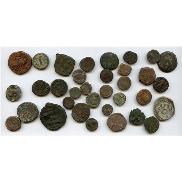 Assorted Ancient Coins #4. Lot of 34