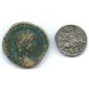 Image 1 : Roman Imperial - Severus Alexander (AD 222-235) AE Sestertius + Bonus. Lot of 2