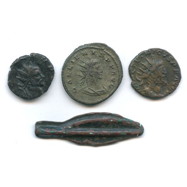 Roman Imperial - 3rd Century Emperors + Bonus. Lot of 4