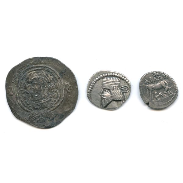 Ancient Silver Coin Mix. Lot of 3