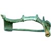 Image 2 : Roman Bronze Fibula with green Patina.