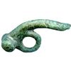 Image 2 : Roman Bronze Phallic Pendant with green patina. .