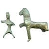 Image 1 : Lot of Two Roman Bronze figures.