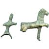 Image 2 : Lot of Two Roman Bronze figures.