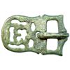 Image 3 : Lot of Two Byzantine Belt Buckles with green patina.