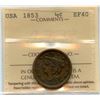 Image 1 : 1853 USA 1/2 Cent