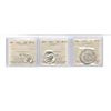 Image 1 : USA Silver - ICCS Graded Lot of 3 Coins