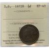 Image 1 : 1872H Straits Settlements  ½ Cent