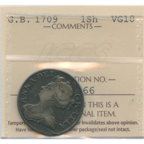 1709 Great Britain Shilling