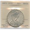 Image 1 : 1939 Switzerland 5 Francs
