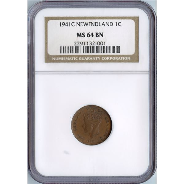 1941C Newfoundland One Cent