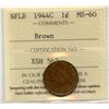 Image 1 : 1944C Newfoundland One Cent