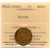 Image 1 : 1944C Newfoundland One Cent