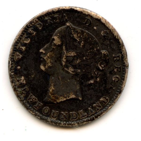 1865 Newfoundland Five Cents