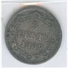 Image 2 : 1880 & 1882H Newfoundland Five Cents - Lot of 2