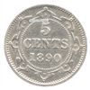 Image 2 : 1890 & 1896 Newfoundland Five Cents - Lot of 2
