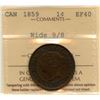 Image 1 : 1859 One Cent - Wide 9/8