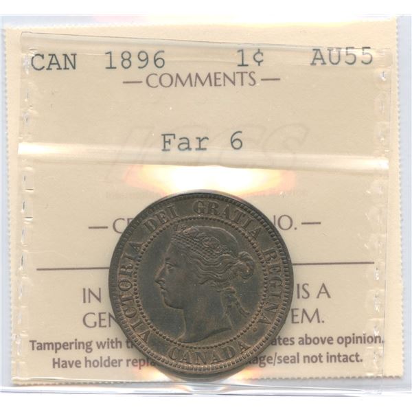1896 One Cent - Far 6