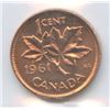 Image 12 : 1947-1980 Canadian One Cents - ICCS Graded Lot of 14 Coins