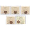 Image 2 : 1947-1980 Canadian One Cents - ICCS Graded Lot of 14 Coins