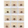 Image 1 : 1902-1993 Canadian One Cents - ICCS Graded Lot of 17 Coins