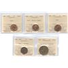 Image 2 : 1902-1993 Canadian One Cents - ICCS Graded Lot of 17 Coins