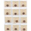 Image 1 : 1958-2002P Canadian One Cents - ICCS Graded Gem Lot of 12