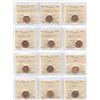 Image 1 : 2000-2012 Canadian One Cents - ICCS Graded Lot of 16 Coins