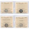Image 1 : 1896, 1899, 1910, 1911 Five Cents All ICCS Graded