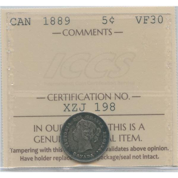 1889 Five Cents