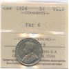 Image 1 : 1926 Five Cents - Far 6
