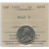 Image 1 : 1926 Five Cents - Near 6
