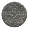 Image 2 : 1926 Five Cents - Near 6