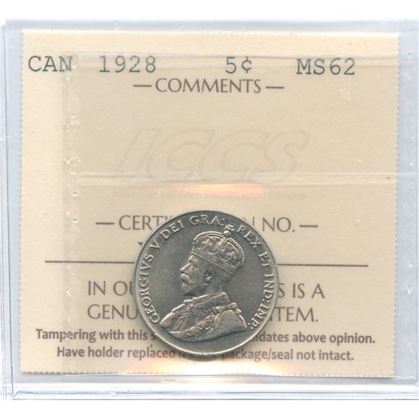 1928 Five Cents