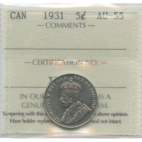 1931 Five Cents