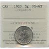 Image 1 : 1939 Five Cents