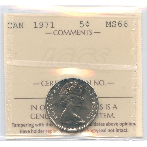 1971 Five Cents