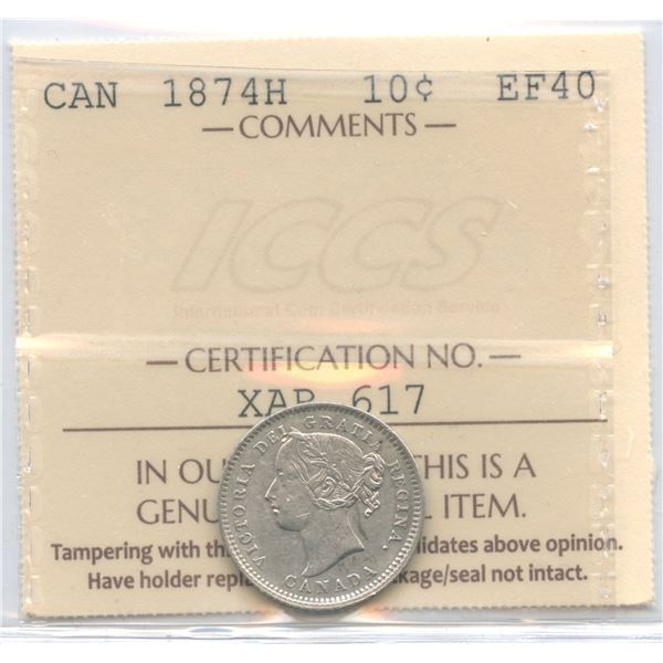 1874H Ten Cents